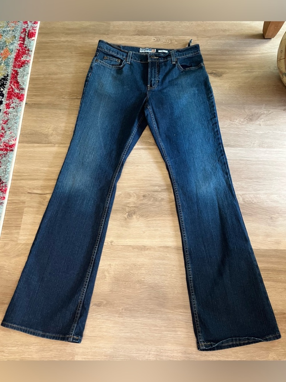 Old Navy Mid-Rise Boot-Cut Stretch Jeans - Dark Wash